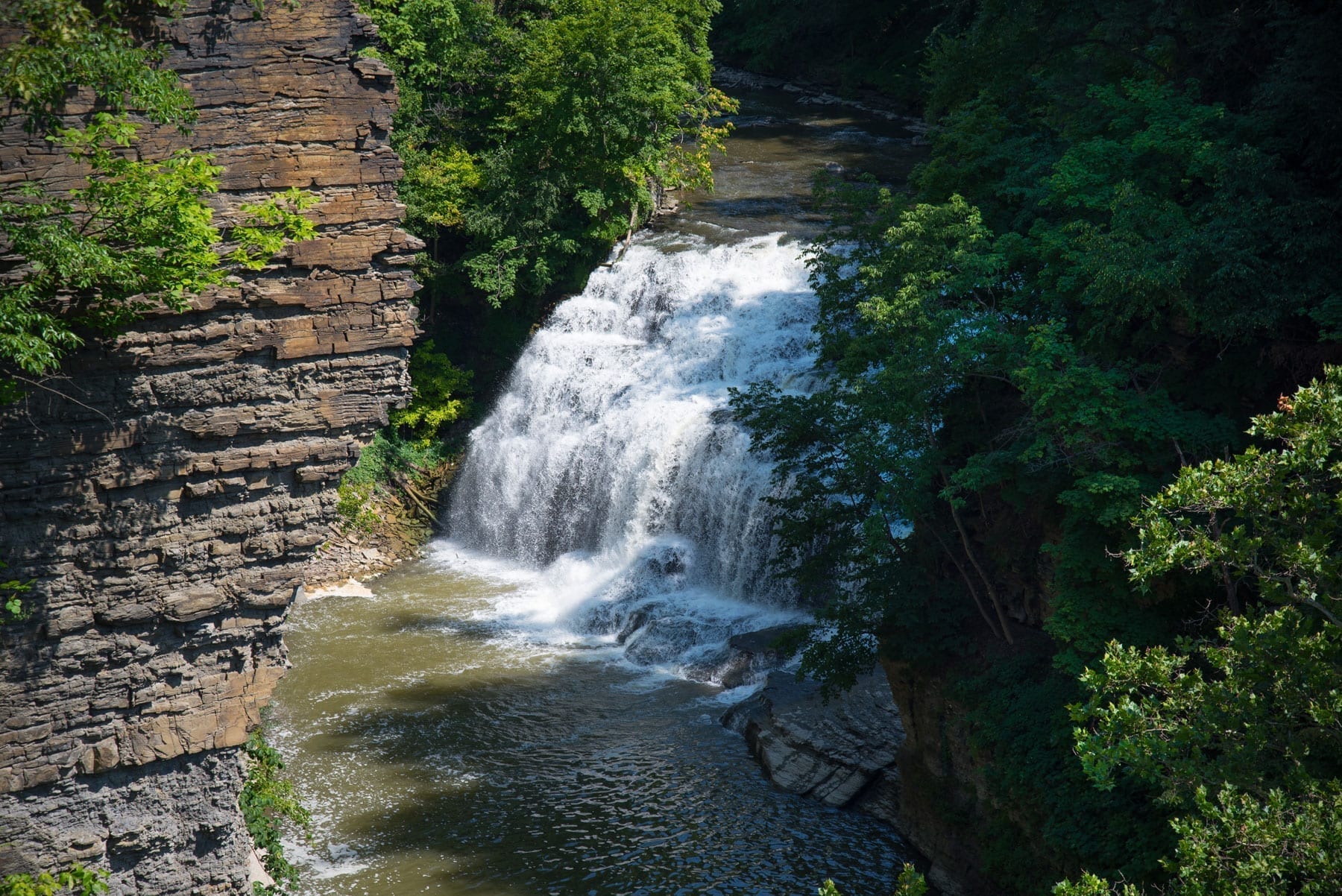 Oxbow Falls County Park - 3 Waterfalls - Canastota | Dig The Falls