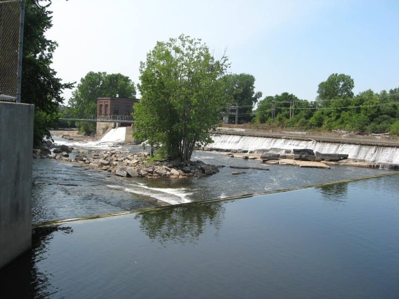 Black River Dam and Falls, Seawalls Island North Watertown, Jefferson