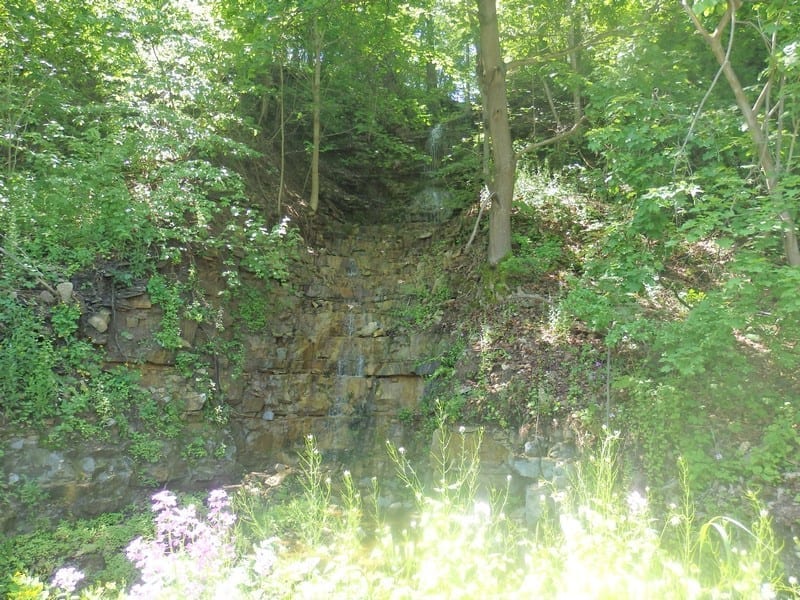 Sprakers Rd falls on Canajoharie, Montgomery Dig The Falls