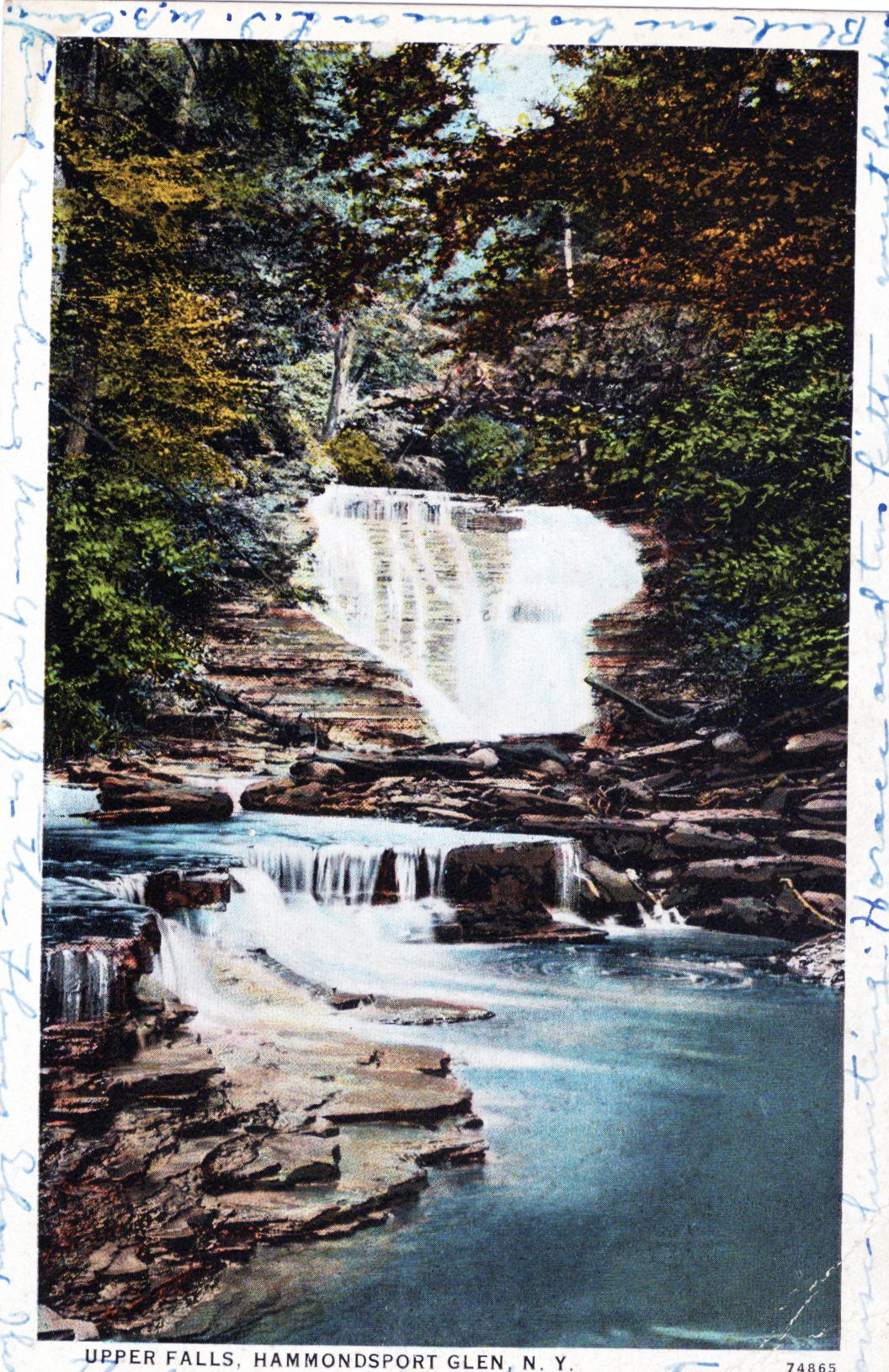 Hammondsport Glen Falls - Urbana, Town Of, Steuben 